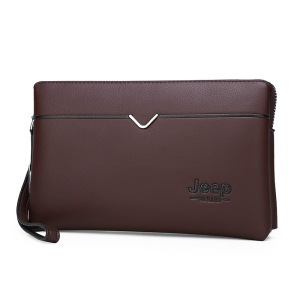 斯妮们 欧美时尚新款男包休闲时尚男士手拿包软皮大容量手抓包手机包钱包