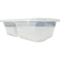 特昂优选 一次性餐盒 两格 750ml*300套/箱