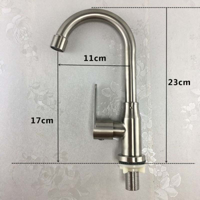 域赢 不锈钢卫生间水龙头