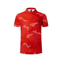 中健时尚纹理设计感休闲运动上衣夏季新款翻领POLO衫舒适亲肤透气干爽男女款2430924310