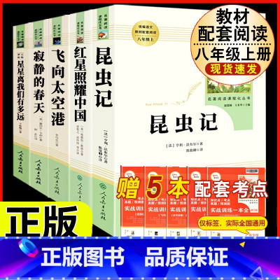[人教版5册]八年级上册名著 [正版]钢铁是怎样炼成的原著人民教育出版社完整无删减八年级下册必读名著初中生语文课外阅读书