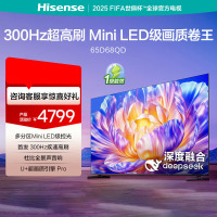 海信电视 65D68QD 65英寸 Mini LED级控光 DeepSeek 300Hz高刷 超薄液晶电视