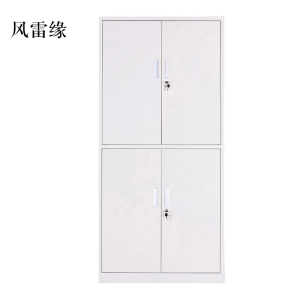 风雷缘钢制资料柜档案柜财务凭证柜带锁储物柜铁皮柜书柜通双节文件柜