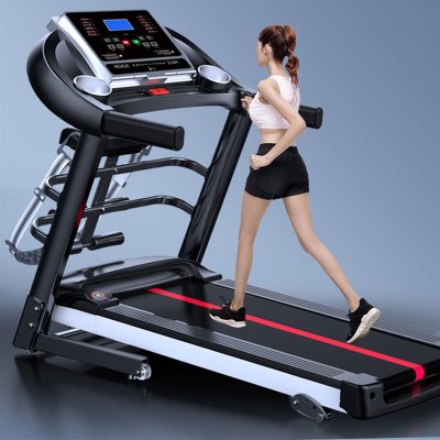 比纳跑步机走步机可折叠瘦身电动走步机安静家用小型机械多功能跑步机室内健身房器材