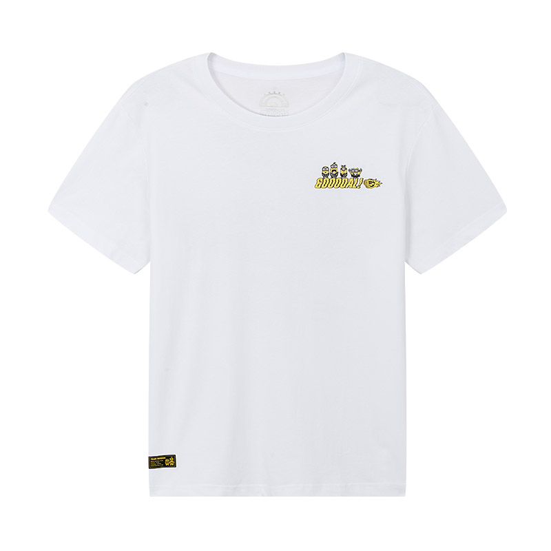 小黄人联名丨361°短袖t恤男2022新款夏装休闲上衣透气圆领短袖