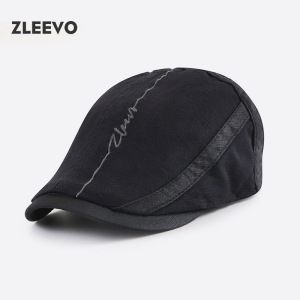 / 春秋季鸭舌帽男防晒贝雷帽中老年简约时尚前进帽