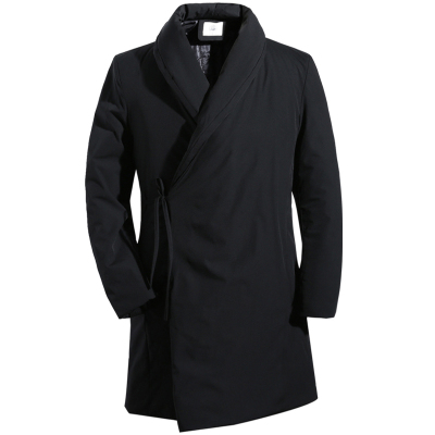 NEWLAKE冬季新款男士中长款唐装中式棉衣男外套中国风青年复古修身汉服男棉衣