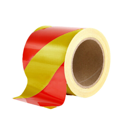 途务 反光警示胶带 红黄宽15cm*25m 卷