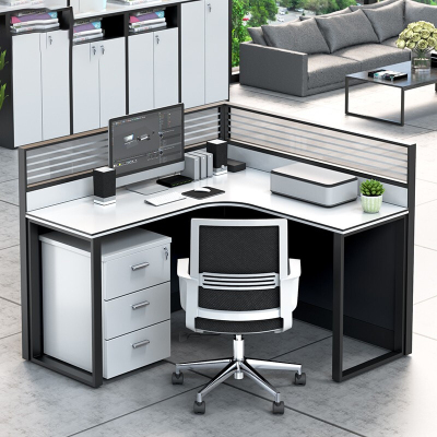 绵冠MIANGUAN办公家具职员桌办公桌组合现代简约屏风卡座员工位电脑桌椅