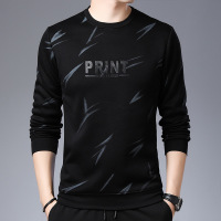 潮流个性合体长袖卫衣日常休闲百搭圆领花纹春季卫衣长袖T恤_254