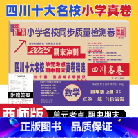数学 西师版 四年级上 [正版]四川十大名校真卷精选四年级上册期末测试卷数学西师版XS 达州自贡泸州市重点名校小学4年级