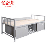 亿洛莱 钢制单人床职工宿舍床2000*900*810mm张