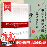正版 2020年 中华人民共和国民法典 总则 释义 张新宝 著 北京大学出版社 9787300282404核心概念 条文