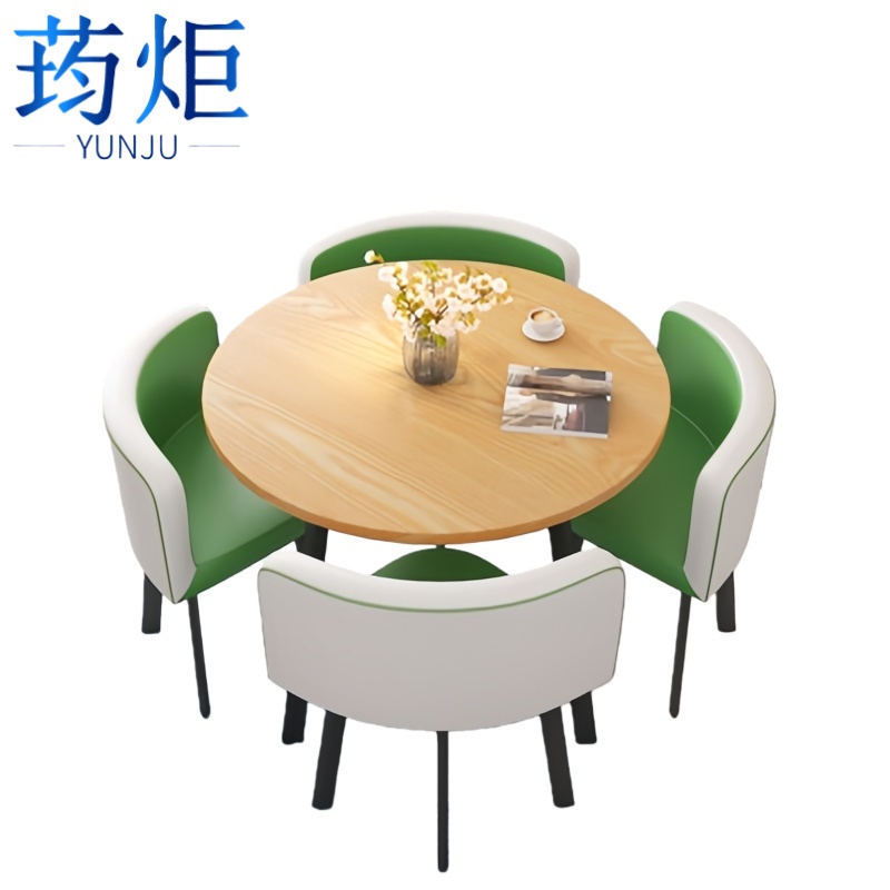 荺炬会客桌90cm含4椅套