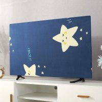 家柏饰(CORATED)防尘罩盖巾43寸55寸50寸65寸家用挂式液晶电视套盖布 卡通星 19英寸