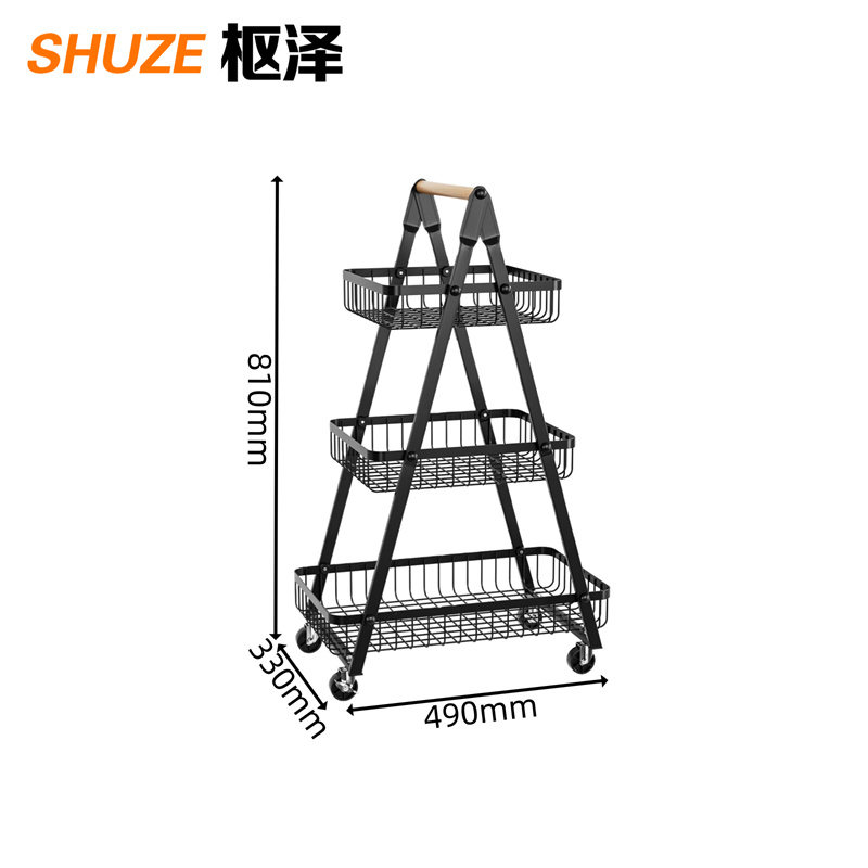 枢泽 置物架 储物架 三层 个