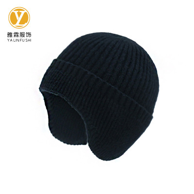 雅霖服 加厚毛线帽子YLF-FHM008 顶