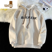 YANXU卫衣男2023新款美式复古oversize上衣宽松潮牌连帽外套