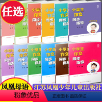 [2本套装]一年级上册+下册-作文同步指导 小学通用 [正版]凤凰母语小学生作文同步指导三年级四五六年级上册下册江苏凤凰