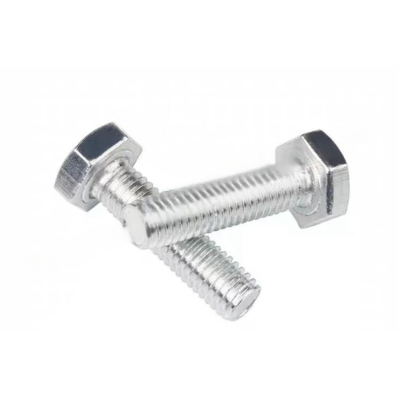 JIBIN/继彬 GB30 外六角螺栓 碳钢 4.8级 镀锌 全牙 M10×120 个