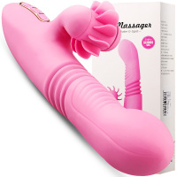 蒂贝Dibe全自动智能加温热风轮转珠伸缩震动棒仿真阳具女性用自慰器具旋转振动棒成人情趣性用品电动按摩棒跳蛋