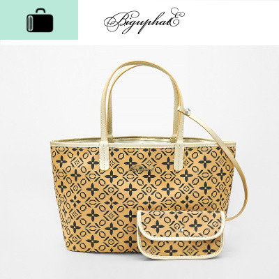 斜挎包2020新款百搭夏季时尚手提托特大容量购物旅行袋印花潮女包NEW LAKE女斜挎包