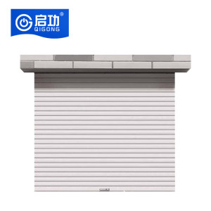 启功电动卷帘门铝合金卷闸门车库门 每平方QG-JZJLM02