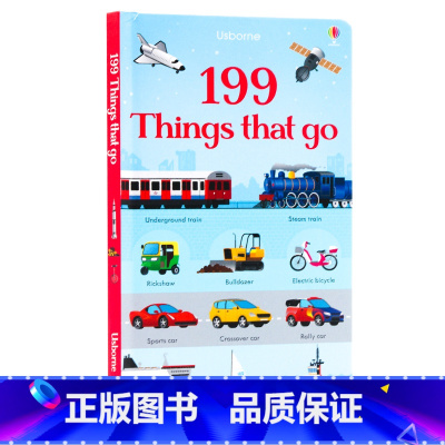 [正版]199种交通工具单词学习书199 Things that Go英文原版绘本儿童图文百科交通工具英语启蒙早教认知