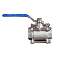 盛京联硕 304不锈钢三片式丝扣球阀DN10[3分]个