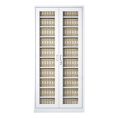 豪利特收纳柜财务档案柜资料柜加厚文件柜办公室带锁铁皮柜通玻柜十层