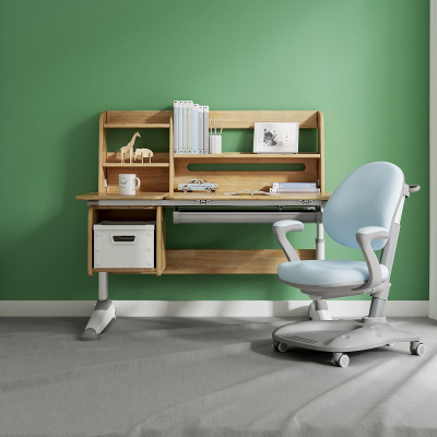 西昊h7儿童学习桌小学生书桌实木写字桌椅套装小孩课桌椅家用可升降
