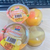亲亲(Qinqin)大杯装怀旧休闲零食 蜜桃黄桃 什锦果肉200g大果肉果汁冻经典零食10杯混发