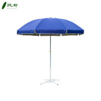 户外蓝色双骨架遮阳伞 直径2.7米/把