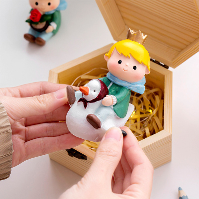 瑞仕兹创意小清新3.8女神节送闺蜜女生男友同学情侣少女心特别情人节礼物工艺品摆件抖音同款树脂工艺品ins网红桌面摆件