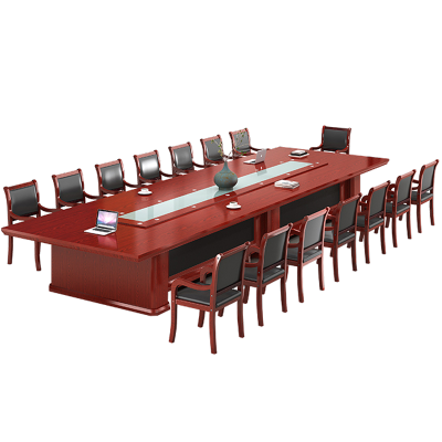 慧采云 办公家具油漆大型会议桌办公桌洽谈桌培训桌椅会客桌6米大办公桌