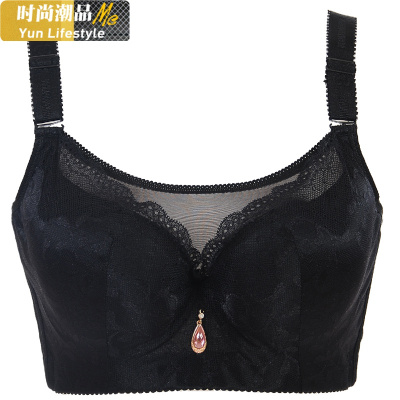 YUNWUXIN蝉慕大码文胸加宽侧收薄款大胸胖mm内衣抹胸式防走光胸罩110DE48抹胸
