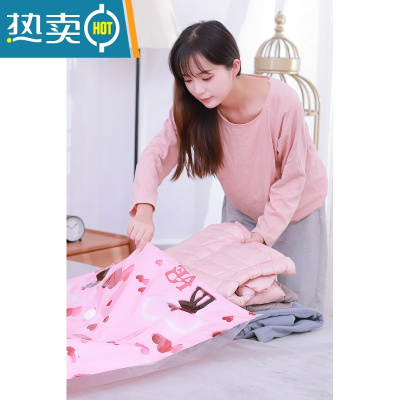 敬平真空压缩袋收纳袋被子装衣物衣服抽气真空袋整理袋家用旅行袋子 ♥优势二:[双层封口条 质保一年不漏气]♥ 多尺寸自选套