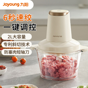 九阳(Joyoung)绞肉机家用 绞馅机 碎肉机 电动多功能料理搅拌打肉饺子肉馅蒜蓉机 搅肉机S18-LA305