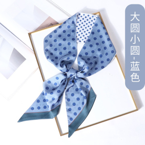 美帮汇新款首周两件5折 细窄长条小丝巾洋气时尚百搭冬季女包包绑带腰带