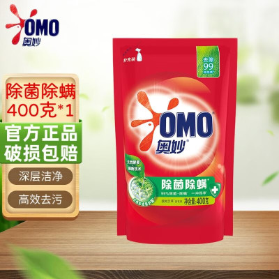 奥妙 洗衣液除菌除螨 天然酵素400g*1袋(新老包装随机发)