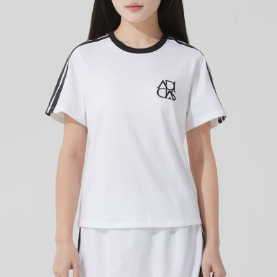 阿迪达斯(adidas)女装新款DANCE TEE2休闲短袖T恤 JY7627 C