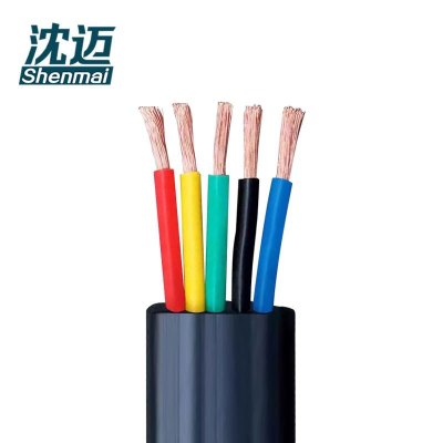 沈迈 铜芯扁电缆 YFFB-5*4mm² /米