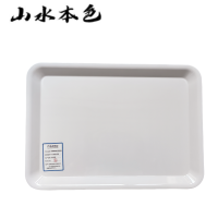 山水本色 耐高温密胺托盘菜盘 32.5*25.3cm 个