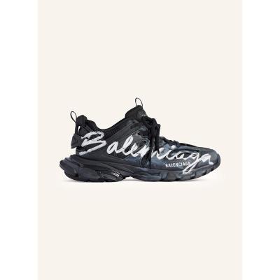 巴黎世家(Balenciaga)跑步鞋男鞋织物合成革拼接透气舒适防滑户外