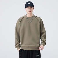 |日系高品质秋男士圆领长袖卫衣打底衫版套头圆领修身百搭