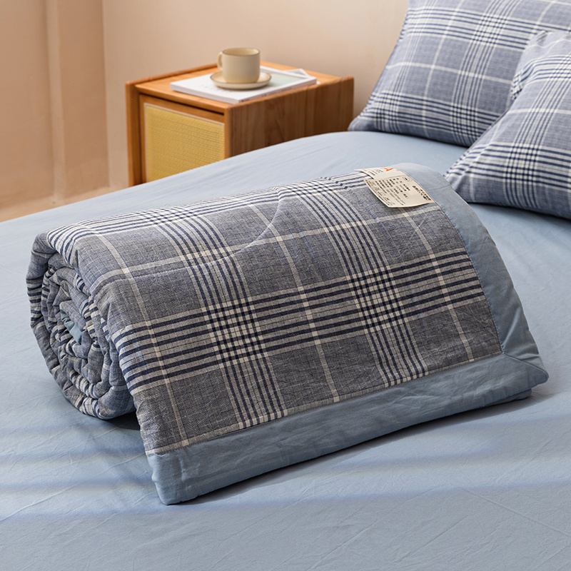 雅鹿 全棉色织水洗棉夏被