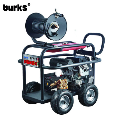 中外合资burks博克斯 BKS-3000-汽油机驱动工程机械汽车美容城市环保市政疏通管道试压根雕剥皮洗车泵清洗机泵