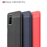 安美宝 荣耀V30/V30pro/30S保护壳V30手机壳V30 pro皮纹软壳V30保护套V30 Pro送膜荣耀30S