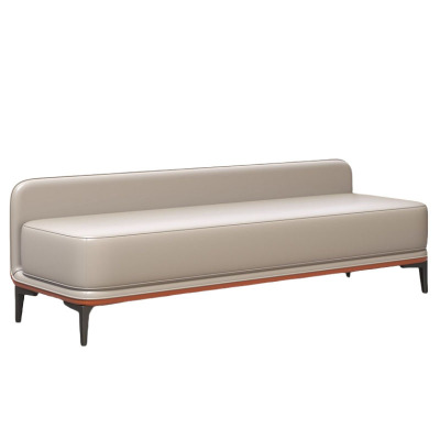 芙瑞塔长椅150*40*55cm米灰个