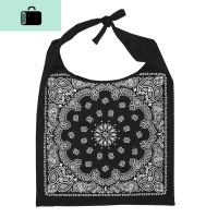 ins风佛系单肩包民族风黑色帆布袋简约大容量百搭包包个性背包NEW LAKE 双面印花黑色单肩女士单肩包